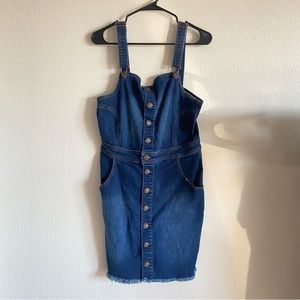 Denim Overall Dress